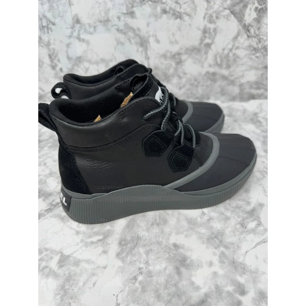Sorel Out N About III Conquest Black Waterproof Boots NL5153-010 Womens 7.5